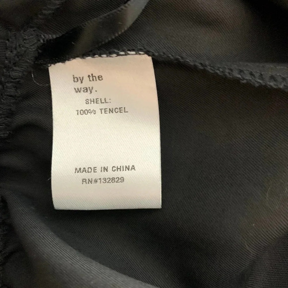 By the Way. Trina Wrap Skort Shorts in Black - Picture 9 of 9